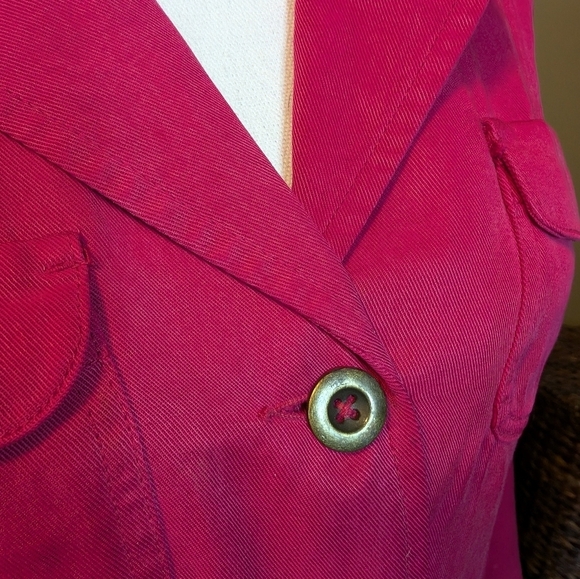 Coldwater Creek Lyocell Pink Jacket Casual Suit Coat - Picture 10 of 12